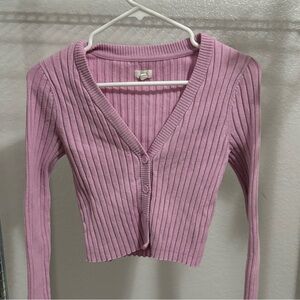 AERIE Pink Cardigan